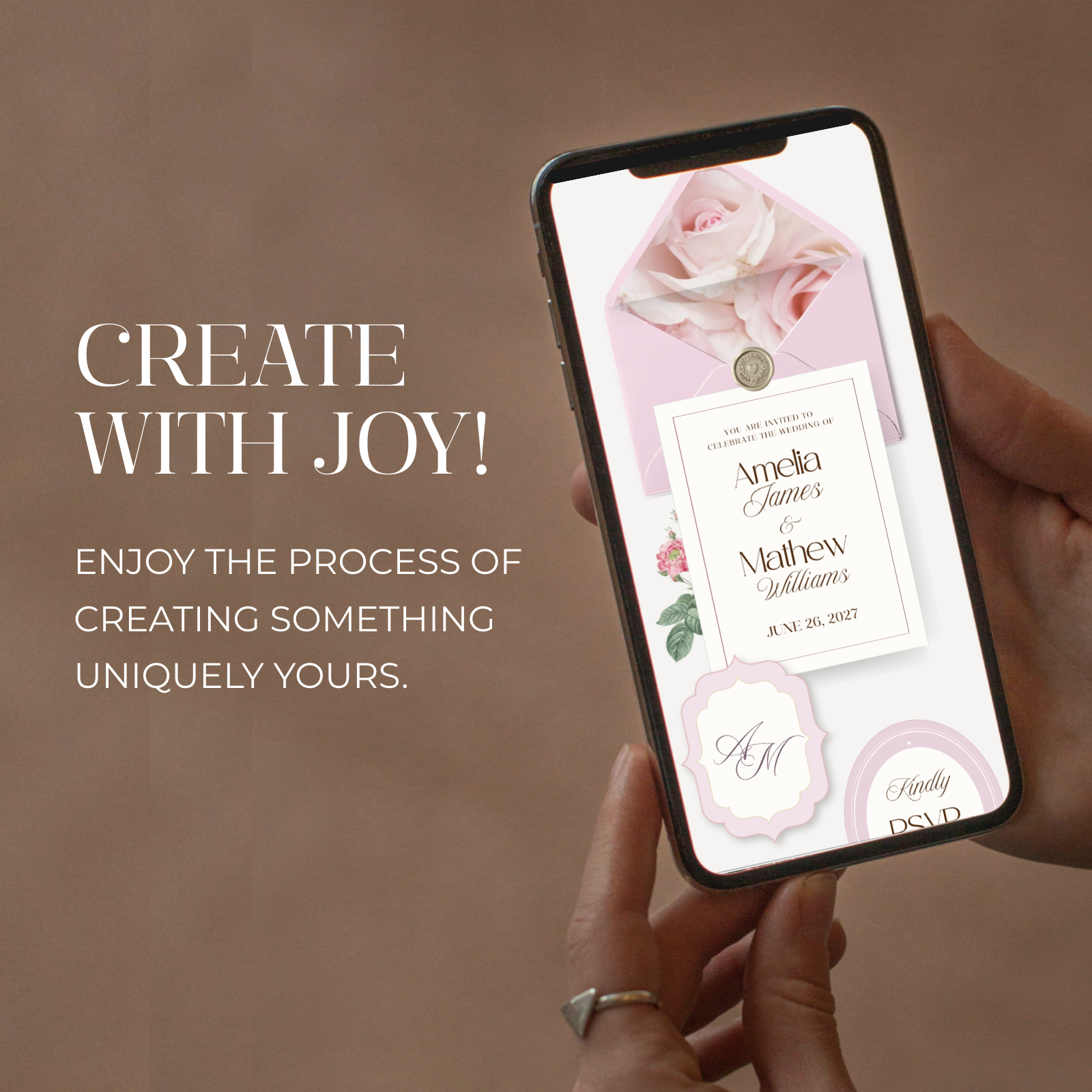 wedding website template instant download