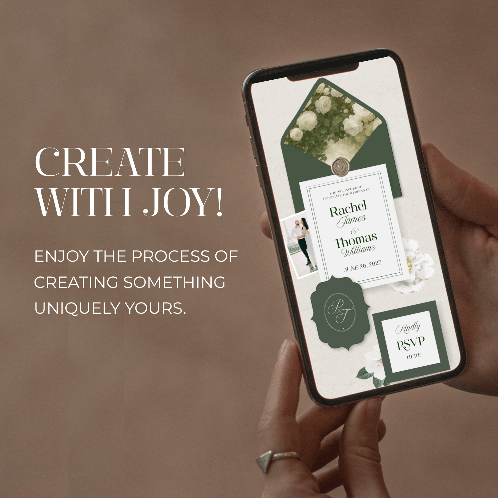 DIY wedding website template