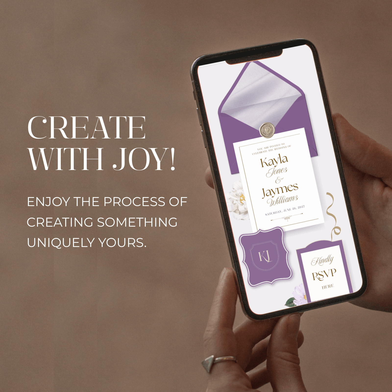 DIY Canva wedding website template