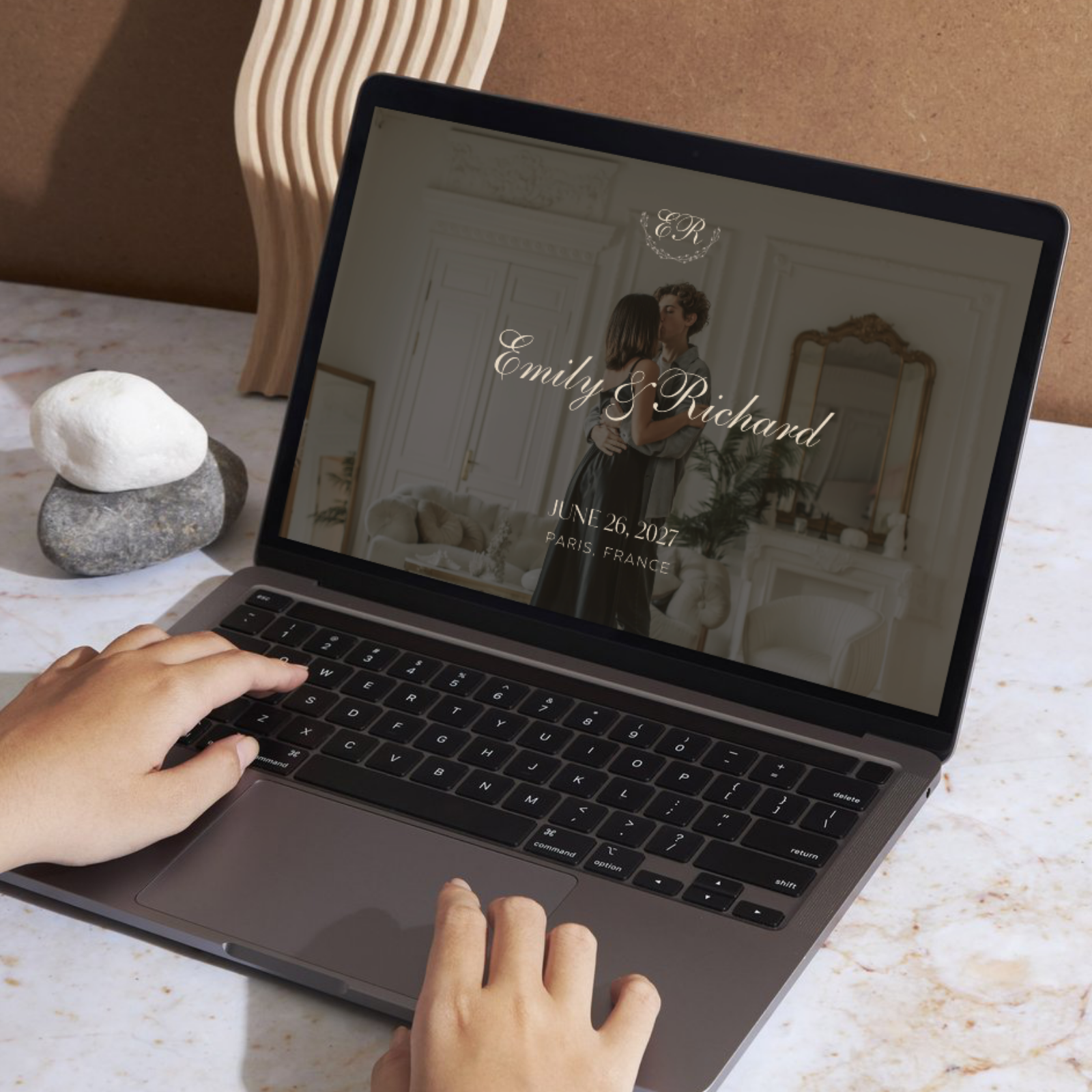 elegant luxury wedding website template