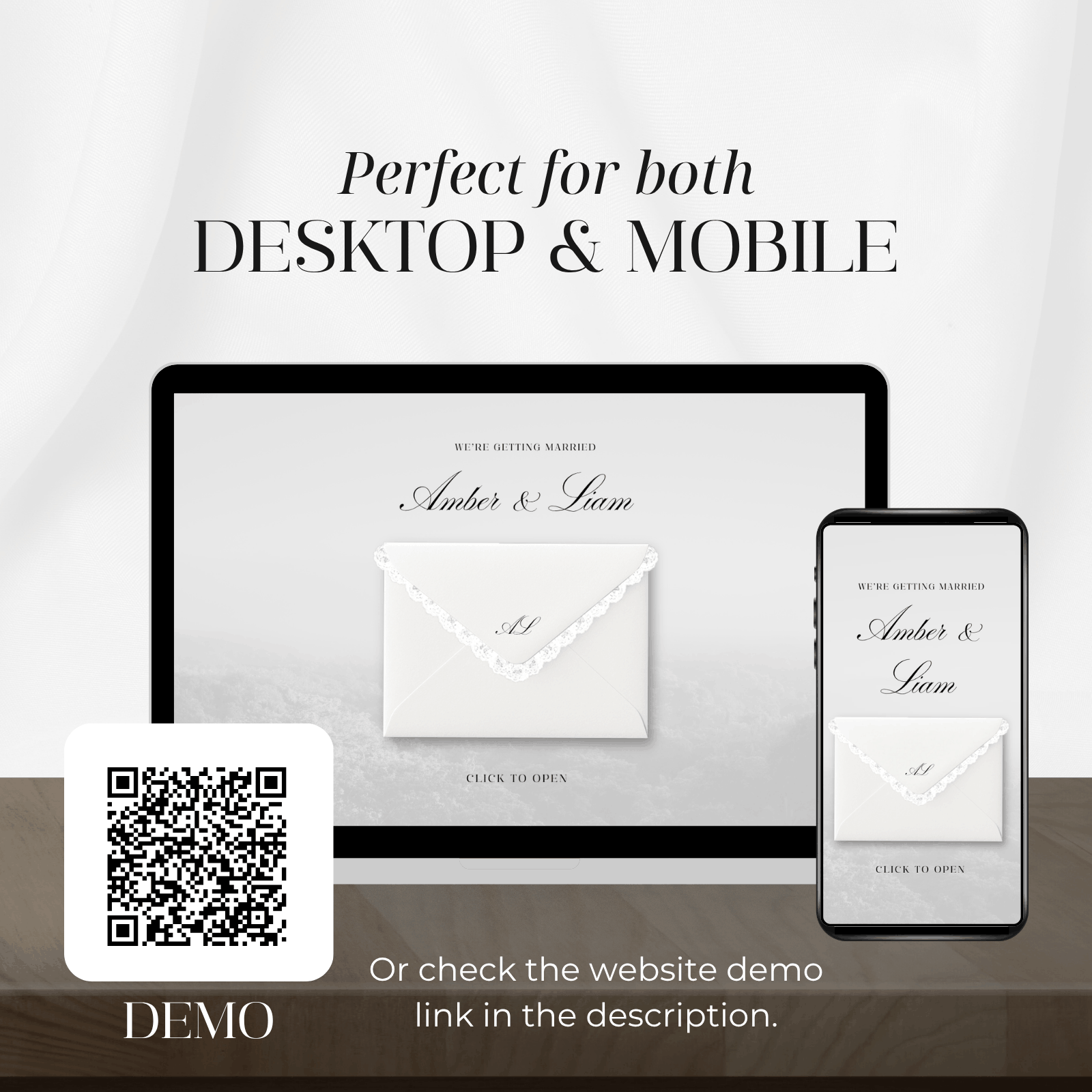 Vintage Style Wedding Website